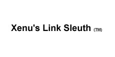 Xenu's Link Sleuth